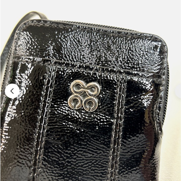 Coach Black Patent Leather Wristlet - Picture 5 of 9